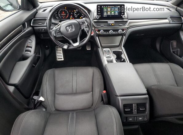 1HGCV2F3XNA010680 2022 HONDA ACCORD Black Dashboard view