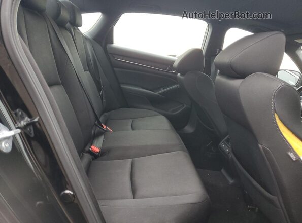 1HGCV2F3XNA010680 2022 HONDA ACCORD Black Rear seats view