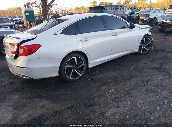 1HGCV3F20NA005453 2022 HONDA ACCORD Белый Задняя правая четверть