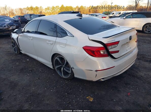 1HGCV3F20NA005453 2022 HONDA ACCORD Белый Задняя левая четверть