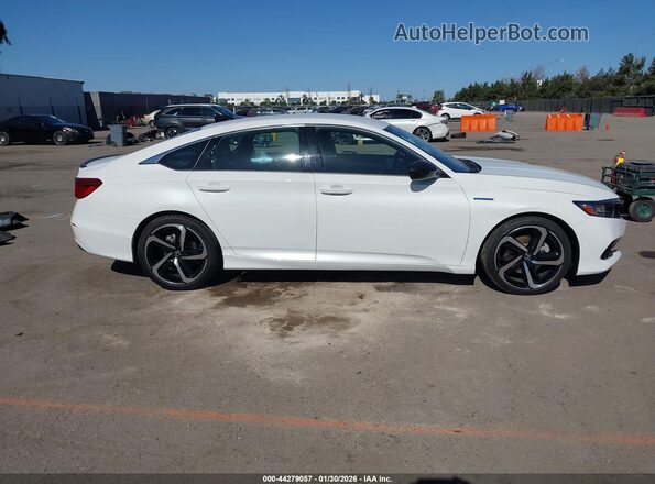 1HGCV3F22NA047719 2022 HONDA ACCORD White უკანა სალონის ხედი