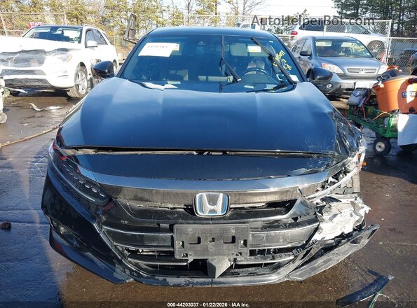 1HGCV3F26NA044046 2022 HONDA ACCORD HYBRID Black Widok zestawu wskaźników