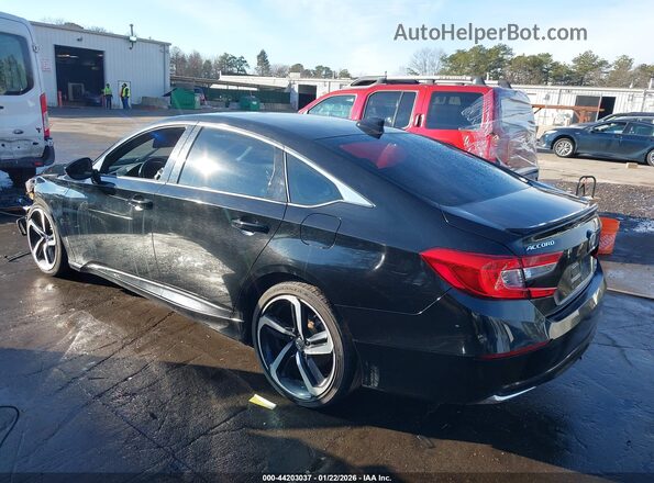1HGCV3F26NA044046 2022 HONDA ACCORD HYBRID Black Tył lewy