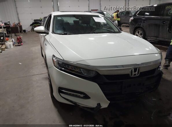 1HGCV3F47JA002030 2018 HONDA ACCORD HYBRID White 