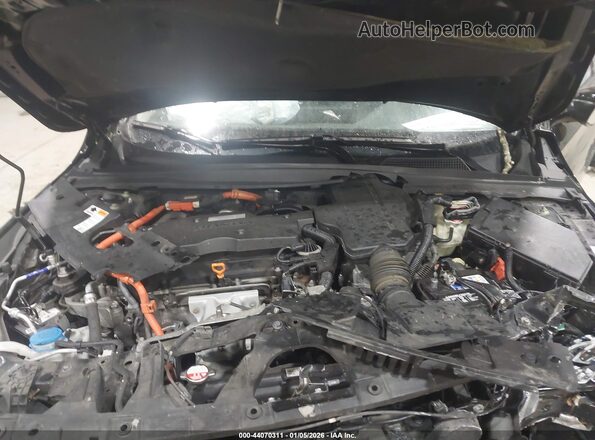 1HGCV3F53KA019868 2019 HONDA ACCORD Black Հետևի տեսք