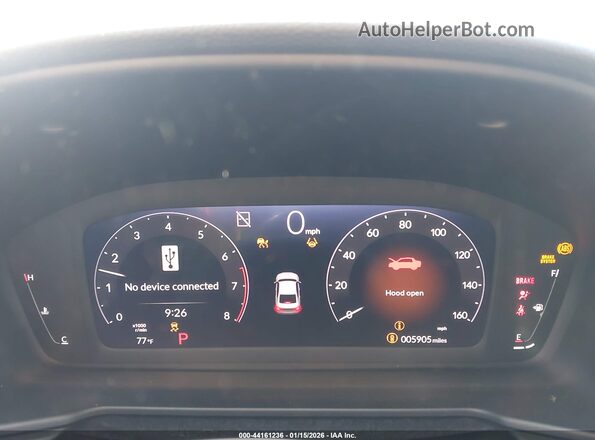 1HGCY1F41SA054234 2025 HONDA ACCORD White Вид задніх сидінь