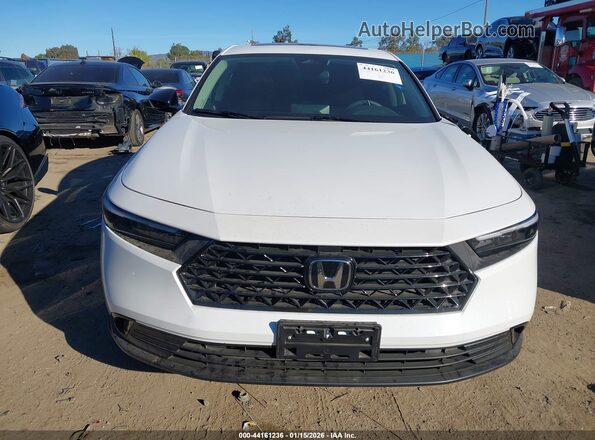 1HGCY1F41SA054234 2025 HONDA ACCORD White Вид щитка приладів