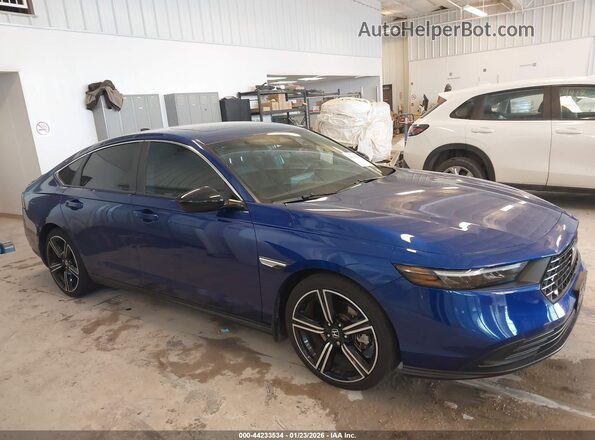 1HGCY2F55RA053113 2024 HONDA ACCORD Blue Widok wnętrza z tyłu
