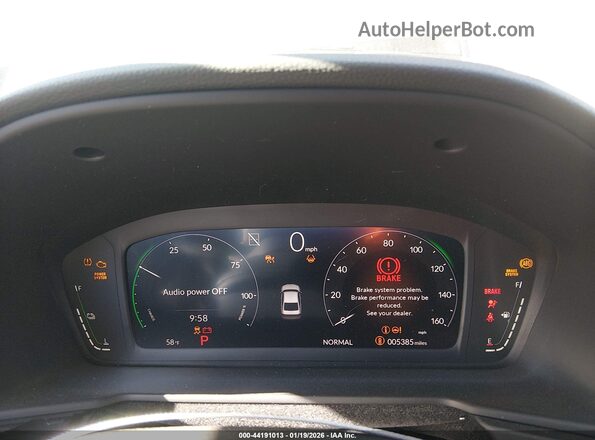1HGCY2F58SA031399 2025 HONDA ACCORD Light Blue Вид задніх сидінь