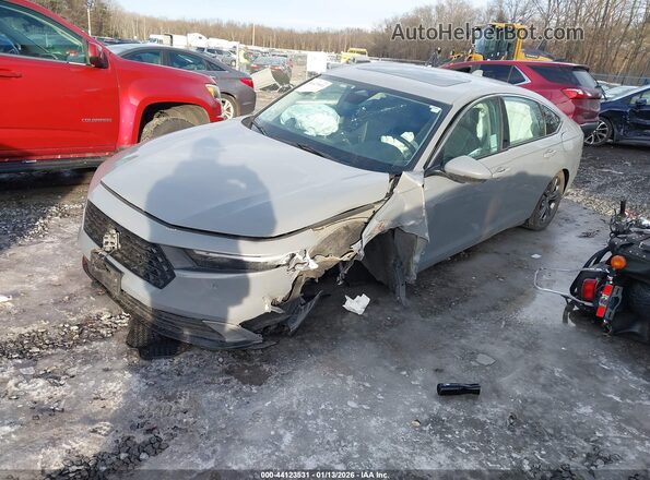 1HGCY2F64RA028518 2024 HONDA ACCORD Gray Առջևի ձախ երեք քառորդ տեսարան