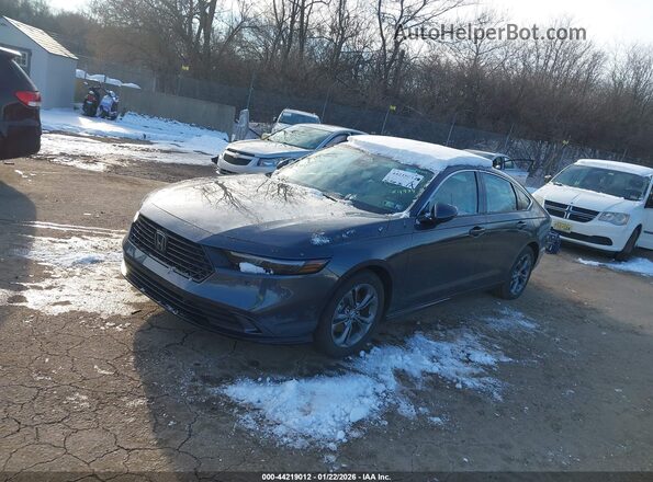 1HGCY2F65SA084974 2025 HONDA ACCORD Gray წინა მარცხენა ხედი სამი მეოთხედიდან