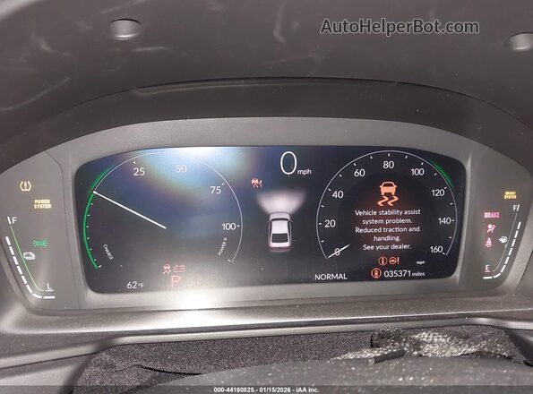 1HGCY2F71SA000738 2025 HONDA ACCORD Blue უკანა სავარძლების ხედი