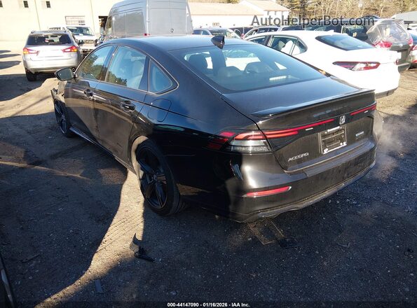 1HGCY2F73SA068328 2025 HONDA ACCORD Black უკანა მარცხენა