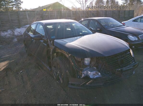 1HGCY2F73SA068328 2025 HONDA ACCORD Black უკანა სალონის ხედი