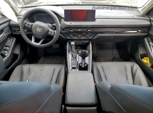 1HGCY2F85RA041120 2024 HONDA ACCORD Black წინა პანელის ხედი
