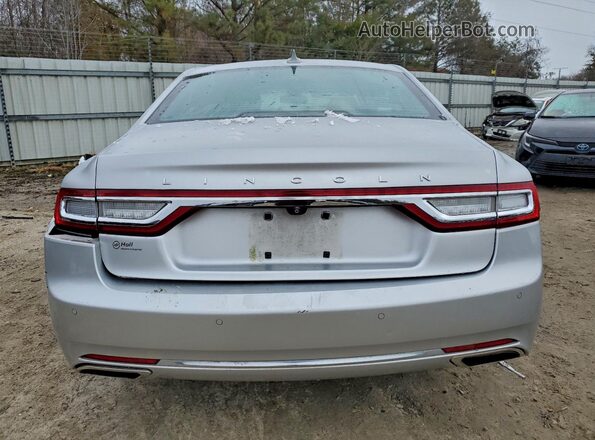 1LN6L9TK9K5607471 2019 LINCOLN CONTINENTA Silver Widok z tyłu