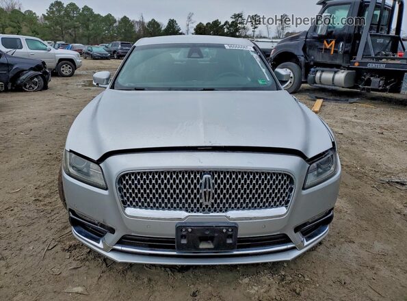 1LN6L9TK9K5607471 2019 LINCOLN CONTINENTA Silver Widok z przodu