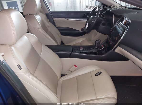 1N4AA6AP0GC439567 2016 NISSAN MAXIMA Blue Widok wnętrza z przodu