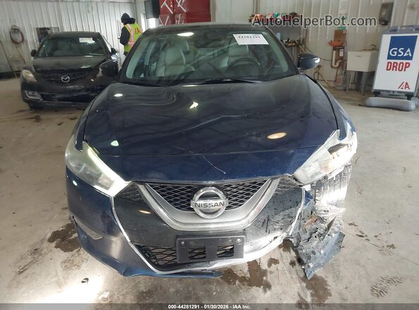 1N4AA6AP0GC439567 2016 NISSAN MAXIMA Blue Widok zestawu wskaźników