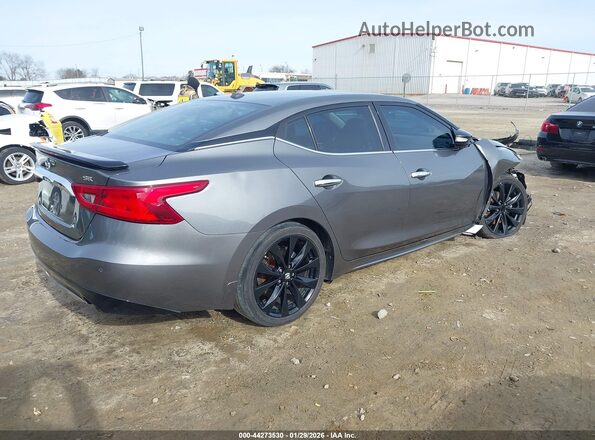 1N4AA6AP1HC429017 2017 NISSAN MAXIMA Серый Задняя правая четверть