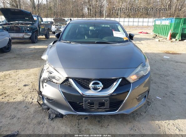 1N4AA6AP1HC429017 2017 NISSAN MAXIMA Серый Вид щитка приборов