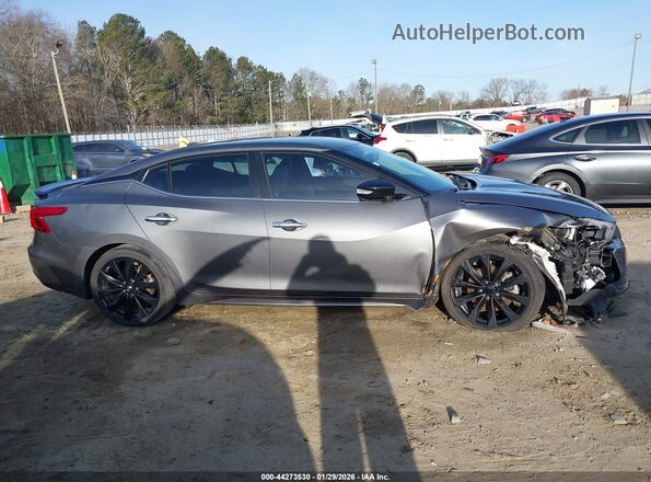 1N4AA6AP1HC429017 2017 NISSAN MAXIMA Серый Вид задней части салона