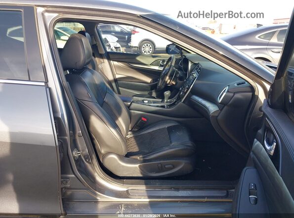 1N4AA6AP1HC429017 2017 NISSAN MAXIMA Gray წინა სალონის ხედი