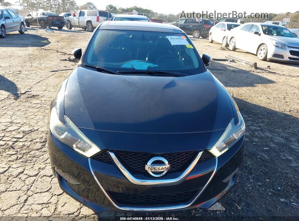 1N4AA6AP4JC385973 2018 NISSAN MAXIMA Black Widok wnętrza z tyłu