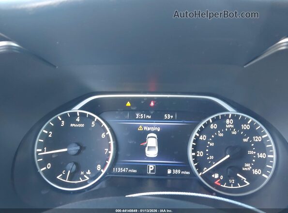 1N4AA6AP4JC385973 2018 NISSAN MAXIMA Black Widok tylnych siedzeń