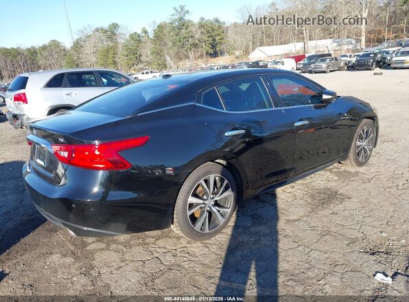 1N4AA6AP4JC385973 2018 NISSAN MAXIMA Black Tył prawy