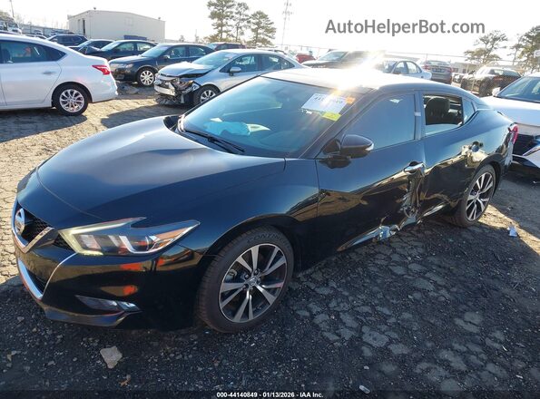 1N4AA6AP4JC385973 2018 NISSAN MAXIMA Black Przód lewy