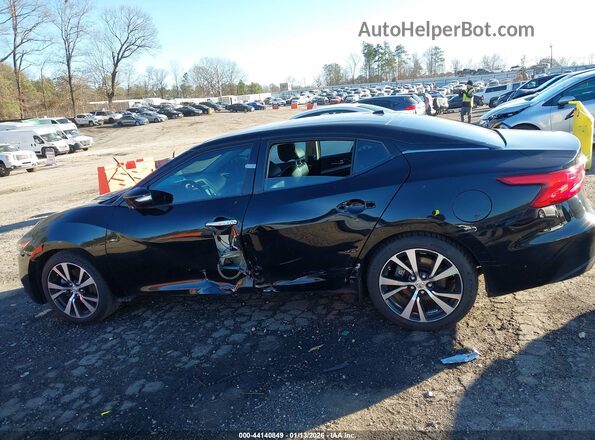 1N4AA6AP4JC385973 2018 NISSAN MAXIMA Black Widok z przodu
