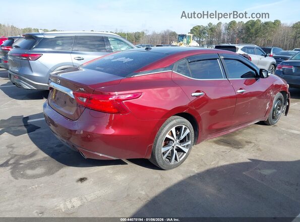 1N4AA6AP6GC413863 2016 NISSAN MAXIMA Burgundy Rear right