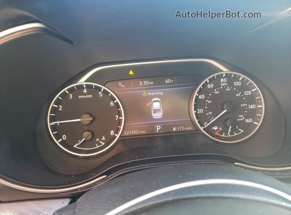 1N4AA6AP7GC446256 2016 NISSAN MAXIMA White Instrument cluster view