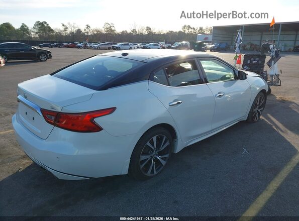 1N4AA6APXGC416474 2016 NISSAN MAXIMA White უკანა მარჯვენა