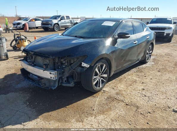 1N4AA6CV2MC513790 2021 NISSAN MAXIMA Black Vista tres cuartos delantera izquierda