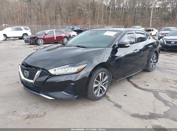 1N4AA6CV5LC369215 2020 NISSAN MAXIMA Black Vista tres cuartos delantera izquierda