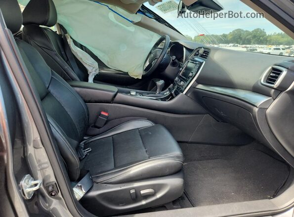 1N4AA6CV5PC509902 2023 NISSAN MAXIMA Gray Front interior view