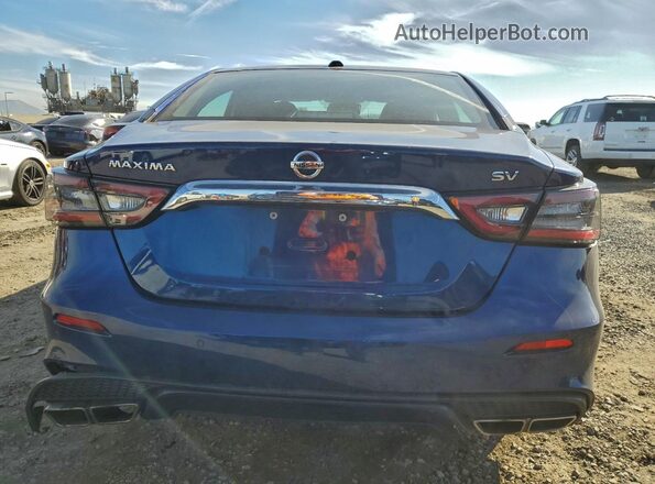 1N4AA6CVXMC512760 2021 NISSAN MAXIMA Синий Вид сзади