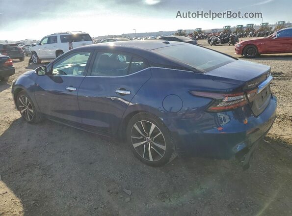 1N4AA6CVXMC512760 2021 NISSAN MAXIMA Синий Задняя левая четверть