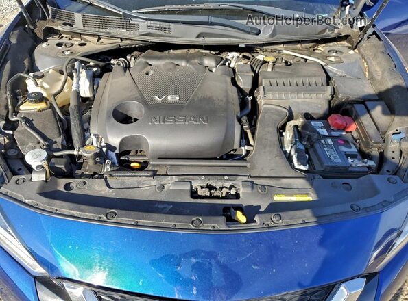 1N4AA6CVXMC512760 2021 NISSAN MAXIMA Синий Вид задней части салона