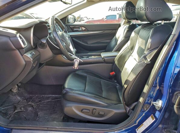 1N4AA6CVXMC512760 2021 NISSAN MAXIMA Синий Вид салона спереди