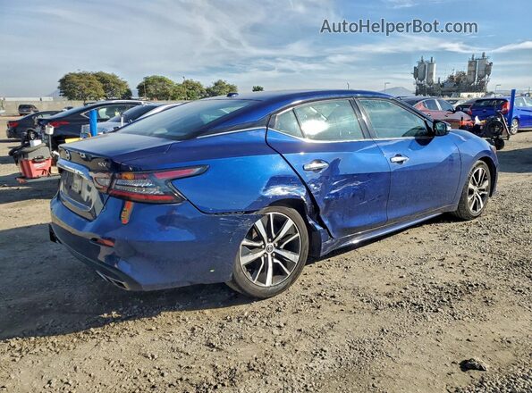 1N4AA6CVXMC512760 2021 NISSAN MAXIMA Синий Задняя правая четверть