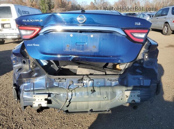 1N4AA6DV7LC368548 2020 NISSAN MAXIMA SL Blue Widok z tyłu