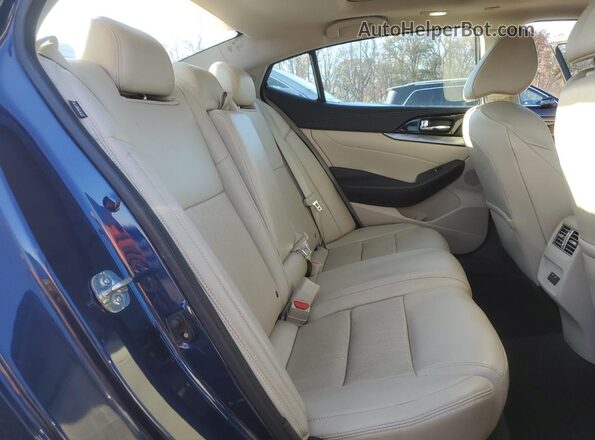 1N4AA6DV7LC368548 2020 NISSAN MAXIMA SL Blue Widok tylnych siedzeń