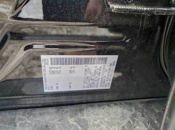 1N4AA6EV0PC511909 2023 NISSAN MAXIMA SR Black Շարժիչի բաժամունքի տեսք