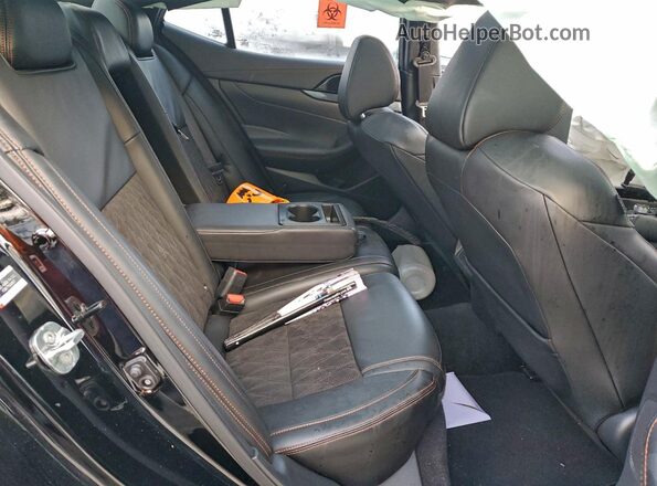 1N4AA6EV1PC501972 2023 NISSAN MAXIMA SR Black უკანა სავარძლების ხედი