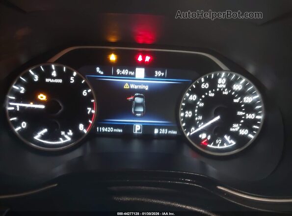 1N4AA6EV2LC367757 2020 NISSAN MAXIMA SR White Հետևի նստատեղերի տեսք