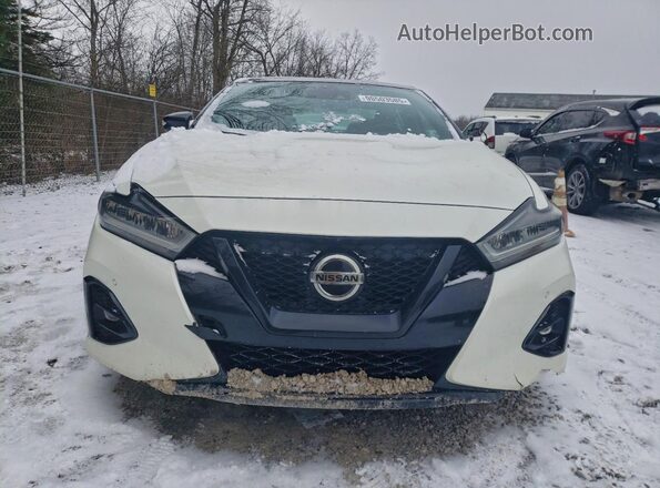 1N4AA6EV2MC505055 2021 NISSAN MAXIMA SR White წინა ხედი
