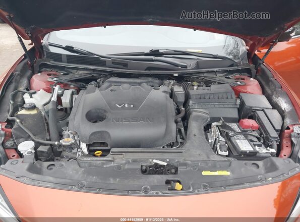 1N4AA6EV3LC369937 2020 NISSAN MAXIMA SR Orange Вид ззаду